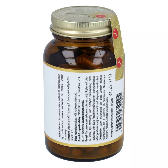 Gélules Chanca Piedra Yango 460 Mg – 90 Capsules, Pour La Santé Rénale Et Vésiculaire