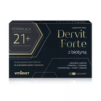 Dervit Forte z biotyną, 60 kapsułek