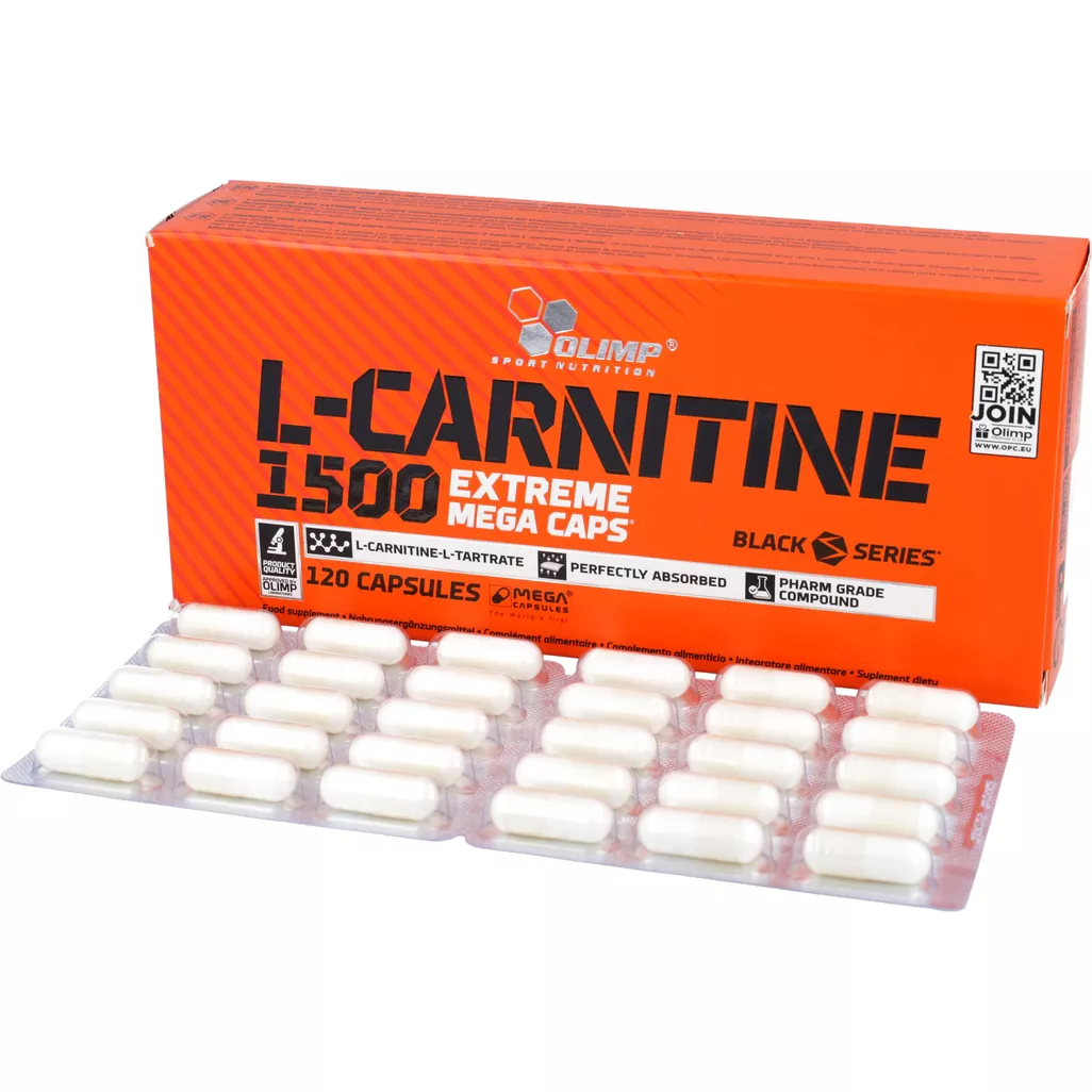 l-carnitine olimp 1500 Olimp - L-CARNITINE 1500 EXTREME, wspiera uzupełnienie diety w L-karnitynę  120 kapsułek - skład, cena, opinie
