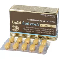 Olimp - Gold Żeń-Szeń complex, potrójna moc witalności, 30 tabletek
