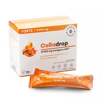 Aura Herbals - Colladrop Forte, kolagen morski 10000 mg, 30 saszetek