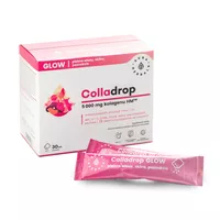 Aura Herbals - Colladrop Glow, kolagen morski 5000 mg, 30 saszetek