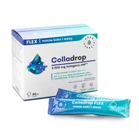 Aura Herbals - Colladrop Flex, kolagen morski 5000 mg, 30 saszetek