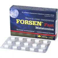 Olimp - Forsen Fast Melatonina, szybkie wchłanianie, 30 tabletek