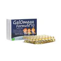 Gal - Omega Formuła IQ, połączenie oleju rybiego z olejem z ogórecznika, wspomaga koncentrację, 150 kapsułek