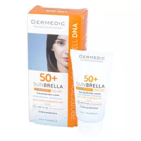 DERMEDIC Sunbrella - krem ochronny, skóra tłusta i mieszana, SPF 50+, 50g