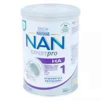 NESTLE NAN EXPERT PRO HA 1 - hypoalergiczne mleko początkowe dla niemowląt od urodzenia, 400g