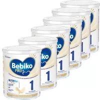 Zestaw Bebiko Pro+ 1 - mleko początkowe dla niemowląt, proszek, 700g  x6