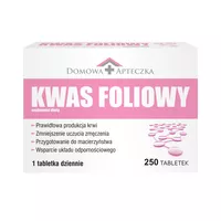 Domowa Apteczka kwas foliowy 400 mg, 250 tabletek