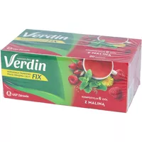 Verdin FIX - herbata zioła z maliną, 20 saszetek