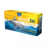 Rekinol Extra - witaminaD3 na odporność, 60 kapsułek