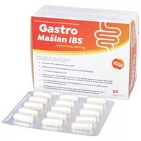 Gastro Maślan - zespół jelita drażliwego, IBS, 60 kapsułek