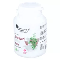 Aliness - SHATAVARI Ekstrakt 30%, wspiera funkcje rozrodcze i seksualne kobiet, 100 kapsułek