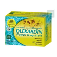 Ginseng - Olekardin kwasy omega 3 6 9 witamina E, 30 kapsułek