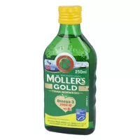 MOLLERS GOLD - tran norweski, aromat cytrynowy, 250ml