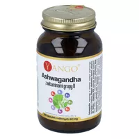 YANGO - ashwaganda z witaminami grupy B, 90 kapsułek