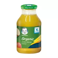 Gerber Organic - nektar jabłko mango dla niemowląt po 4. miesiącu, 200ml