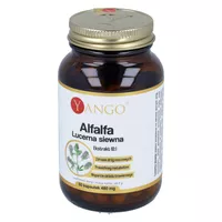 YANGO - Alfalfa, lucerna siewna, wsparcie układu trawiennego, 60 kapsułek