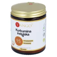 Yango Kurkumina indyjska 95, 95% kurkuminoidów i 80% kurkuminy, proszek, 50 g