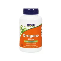 NOW FOODS - Oregano 450mg, wspiera proces trawienia, 100 kapsułek
