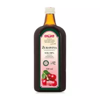POLSKA RÓŻA - sok z żurawiny bez cukru, 500ml