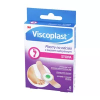Viscoplast Stopa - plastry na odciski z kwasem salicylowym, 6 sztuk