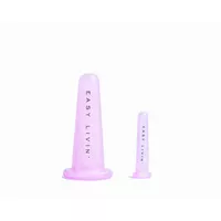 Easy Livin - bańki silikonowe do masażu twarzy, 1 sztuka