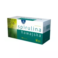 OLEOFARM - Spirulina hawajska, na zdrowe kości i masę mięśniową, 90 kapsułek
