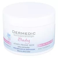 DERMEDIC Emolient Linum baby - masło intensywnie natłuszczające do twarzy i ciała, 225 G