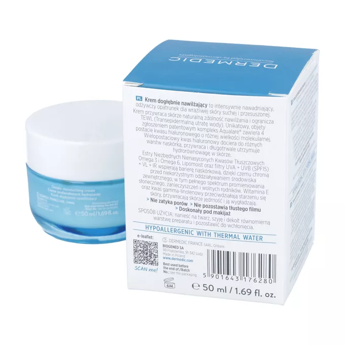 DERMEDIC HYDRAIN 3 HIALURO - krem nawilżający, 50 ml - skład, cena ...