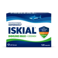 Iskial Max + Czosnek, 120 kapsułek