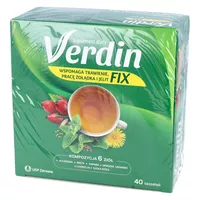 Verdin fix - kompleksowa pomoc dla układu trawiennego, saszetki, 40 sztuk
