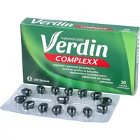 Verdin complexx - pomoc dla układu trawiennego, jelit i wątroby, 30 tabletek
