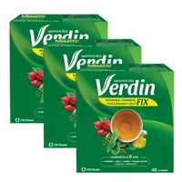 Zestaw Verdin fix - kompleksowa pomoc dla układu trawiennego, saszetki, 3 x 40 sztuk