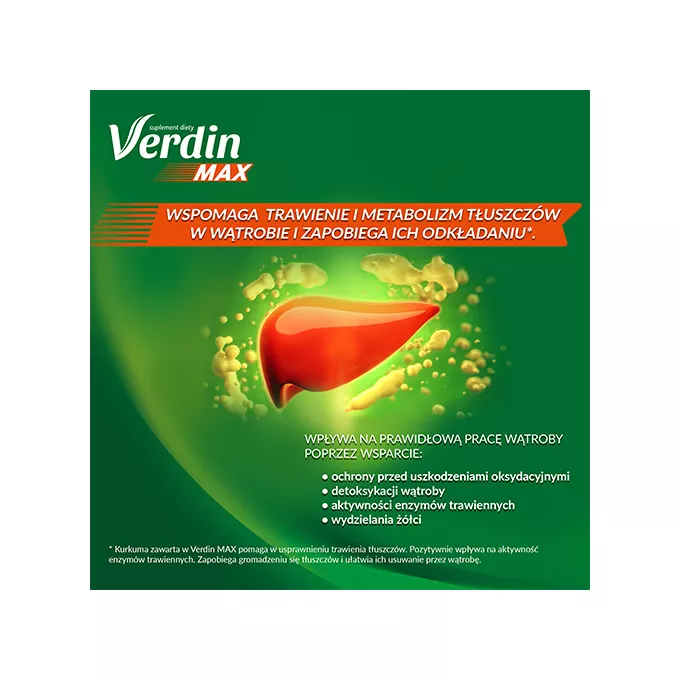 Verdin MAX  - wspomaganie trawienie, 15 kapsułek