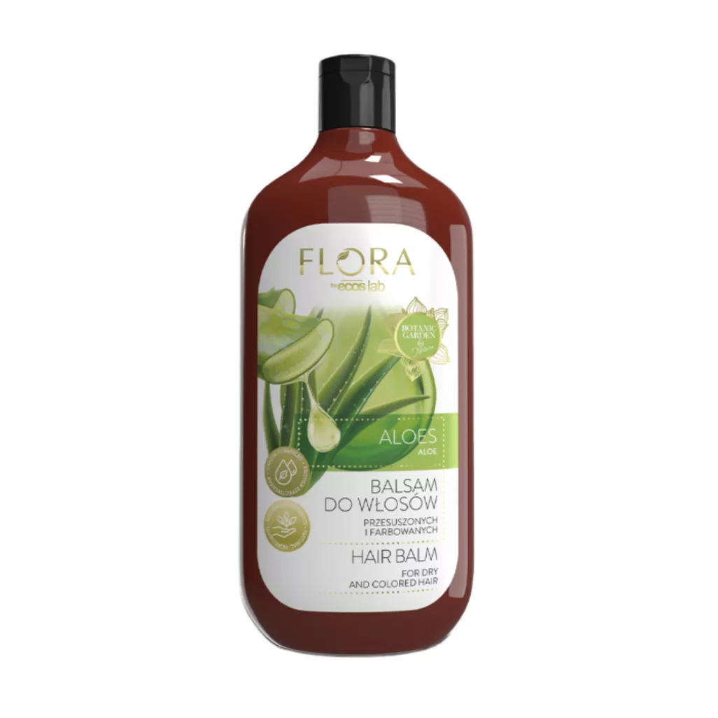 Ecos Lab Flora - balsam do wosw przesuszonych i farbowanych, Aloes, 500  ml - skad, cena, opinie | iZielnik.pl