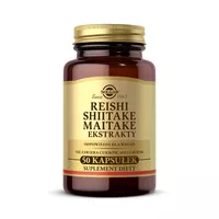 SOLGAR - Reishi Shiitake Maitake, grzyby wspierające układ odpornościowy, 50 kapsułek