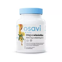 OSAVI - Olej z wiesiołka z witaminą A i E, pomaga zachować zdrową skórę, 60 kapsułek