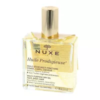 NUXE Huile Prodigieuse - suchy olejek do ciała, twarzy i włosów, 100 ml + żel pod prysznic 100 ml, 1 sztuka