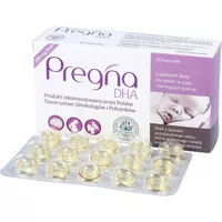 Pregna DHA - dla kobiet w ciąży i karmiących piersią, 30 kapsułek
