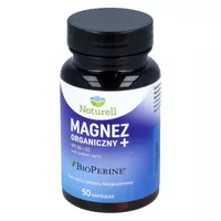 NATURELL - Magnez Organiczny+, 50 kapsułek