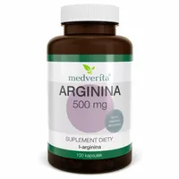 Medverita Arginina - 500mg, kapsułki, 100 sztuk