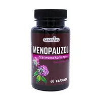 Skoczylas - Menopauzol, czerwona koniczyna, pomaga utrzymać spokojną i wygodną menopauzę, 60 kapsułek