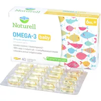 Naturell Omega-3 Baby, 40 kapsułek twist-off