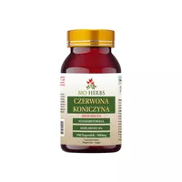 BIO HERBS - Czerwona koniczyna, łagodzi objawy menopauzy, 100 kapsułek