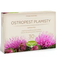 Tylko Natura OSTROPEST PLAMISTY Herbapol Poznań - kapsułki, 30 sztuk
