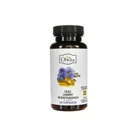 Olvita - olej lniany, wsparcie układu krążenia, 60 kapsułek