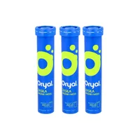Zestaw Oryal - tabletki musujące, smak limonkowo-cytrynowy, 3 x 20 sztuk