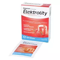 Zestaw Stoperan Elektrolity - smak truskawkowy, saszetki, 3 x 7 sztuk