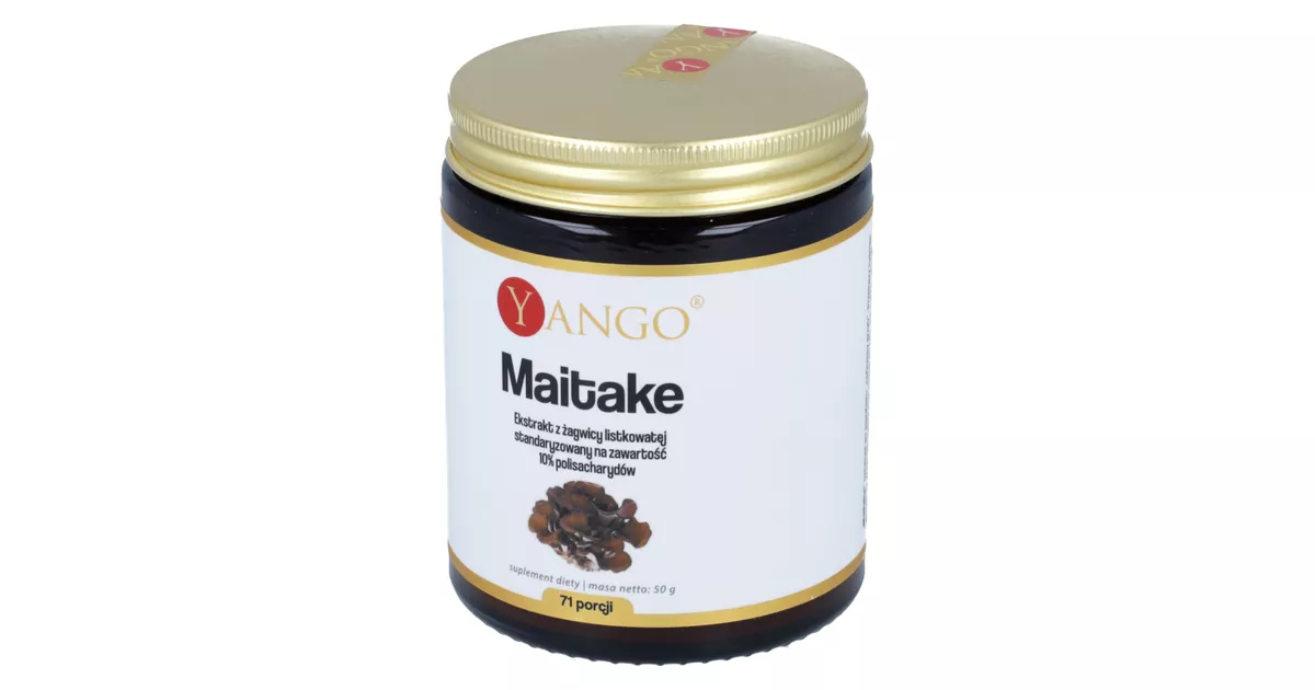 Yango Maitake, proszek, 50 g skład, cena, opinie iZielnik.pl